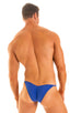 mens micro bikini swimsuit with tiny puckered butt in Imperial Blue; Micro Pouch - Puckered Back - Rio Bikini in Imperial Blue 2.9; Micro Pouch - Puckered Back