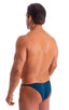 mens micro pouch bikini swimsuit with tiny puckered butt in Cobalt; Micro Pouch - Puckered Back - Rio Bikini in Cobalt 2; Micro Pouch - Puckered Back - Rio Biki