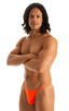 mens y back thong swimsuit g string bikini skinz swimwear in Blazing Orange; Y Back G String Thong in Blazing Orange 2; Y Back G String Thong in Blazing Orange