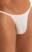 mens y back thong swimsuit g string bikini skinz swimwear in sheer White Peep Show; Y Back G String Thong in White Peep Show 2; Y Back G String Thong in White P