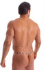 mens micro g string sexy swimsuit bikini in best seller mini zebra skinz swimwear; Stuffit Pouch G String Swimsuit in Mini Zebra 2; Stuffit Pouch G String Swims