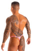 Mens Micro Pouch Swimsuit Thong in Cleardor Salmon Venom 1; Mens Micro Pouch Swimsuit Thong in Cleardor Salmon Venom 2; Mens Micro Pouch Swimsuit Thong in Clear