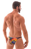 mens seamless skimpy bikini swimsuit half back skinz swimwear in Tan Through RaveUp, Front View; Rio Tanning Bikini Swimsuit in Tan Through RaveUp, Rear View; R