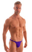 mens smooth front bikini swimsuit skinz swimwear in Royal Purple; Smooth Front Bikini in Royal Purple 2; Smooth Front Bikini in Royal Purple 3; Smooth Front Bik