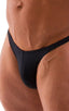 mens sexy bikini swimsuit with fitted pouch and fitted puckered butt in black; Fitted Pouch - Puckered Back - in Black 2; Fitted Pouch - Puckered Back - in Blac