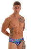 Pouch Brief Swimsuit in Illumine, Front View; Pouch Brief Swimsuit in Illumine, Rear View; Pouch Brief Swimsuit in Illumine, Front Alternative; Special Order No