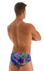 Pouch Brief Swimsuit in Illumine, Front View; Pouch Brief Swimsuit in Illumine, Rear View; Pouch Brief Swimsuit in Illumine, Front Alternative; Special Order No