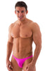 mens half back bikini swimsuit tanning skinz bikini swimwear in neon pink; Rio Tanning Bikini Swimsuit in Fuchsia 2; Rio Tanning Bikini Swimsuit in Fuchsia 3; R