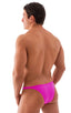 mens half back bikini swimsuit tanning skinz bikini swimwear in neon pink; Rio Tanning Bikini Swimsuit in Fuchsia 2; Rio Tanning Bikini Swimsuit in Fuchsia 3; R