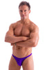mens half back bikini swimsuit tanning skinz bikini swimwear in royal purple; Rio Tanning Bikini Swimsuit in Royal Purple 2; Rio Tanning Bikini Swimsuit in Roya