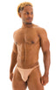 Sunseeker2 Tanning Swimsuit in Super ThinSKINZ Nude, Front View; Sunseeker2 Tanning Swimsuit in Super ThinSKINZ Nude, Rear View; Sunseeker2 Tanning Swimsuit in