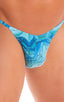 mens super low tiny bikini swimsuit by skinz swimwear in Super ThinSkinz Cascade; Super Low Brazilian Bikini in Super ThinSkinz Cascade 2; Super Low Brazilian B