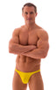 mens half back bikini swimsuit tanning skinz bikini swimwear in Sunshine Yellow; Rio Tanning Bikini Swimsuit in Sunshine Yellow 2; Rio Tanning Bikini Swimsuit i