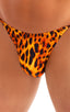 mens super low tiny bikini swimsuit by skinz swimwear in Golden Leopard; Super Low Brazilian Bikini in Golden Leopard 2; Super Low Brazilian Bikini in Golden Le