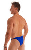 mens super low tiny bikini swimsuit by skinz swimwear in imperial blue; Super Low Brazilian Bikini in Imperial Blue 2; Super Low Brazilian Bikini in Imperial Bl
