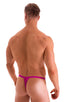 4-Way Adjustable Bikini-Tanga-Micro in Fuchsia 1; 4-Way Adjustable Bikini-Tanga-Micro in Fuchsia 2; 4-Way Adjustable Bikini-Tanga-Micro in Fuchsia 3; 4-Way Adju