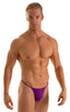 Y Back G String Thong in ThinSkinz Grape, Front View; Y Back G String Thong in ThinSkinz Grape, Rear View; Y Back G String Thong in ThinSkinz Grape, Front Alter