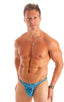 mens seamless tiny bikini swimsuit brief skinz swimwear in Liquid Leopard; Mens Seamless Pouch Bikini Swimsuit in Liquid Leopard 2; Mens Seamless Pouch Bikini S