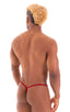 mens sexy g string swimsuit micro thong swimwear in Ruby Red; Y Back G String Thong in Ruby Red 2; Y Back G String Thong in Ruby Red 3; Y Back G String Thong in