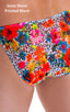 mens micro pouch bikini swimsuit in Semi Sheer Hibiscus Print on Mesh; Mens Micro Pouch Bikini Swimsuit in Semi Sheer Hibiscus Print on Mesh 2; Mens Micro Pouch