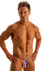 Mens Micro String Bikini Swimsuit in American Stars and Stripes .1; Mens Micro String Bikini Swimsuit in American Stars and Stripes .2; Mens Micro String Bikini