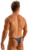 Mens Micro String Bikini Swimsuit in American Stars and Stripes .1; Mens Micro String Bikini Swimsuit in American Stars and Stripes .2; Mens Micro String Bikini
