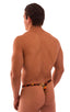 best seller mens swimwear classic t back thong swimsuit in sheer Wild Tiger; Mens Thong Swimsuit - Bravura Pouch in Super Thin Skinz Wild Tiger 2; Mens Thong S
