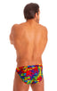 mens imternational male bikini swimsuit brief skinz speedo swimwear in Tan Through Technicolor; Bikini-Brief Swimsuit in Tan Through Technicolor, Rear View; Bik