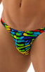 mens half back bikini swimsuit tanning skinz bikini swimwear in Tan Through Technicolor; Rio Tanning Bikini Swimsuit in Tan Through Technicolor, Rear View; Rio