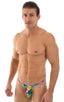 most popular mens sexy micro bikini in Tan Through Tahitian; Sunseeker Micro Pouch Half Back Bikini in Tan Through Tahitian, Rear View; Sunseeker Micro Pouch Ha