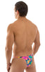 most popular mens sexy micro bikini in Tan Through Tahitian; Sunseeker Micro Pouch Half Back Bikini in Tan Through Tahitian, Rear View; Sunseeker Micro Pouch Ha