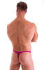 mens swimwear classic t back thong swimsuit in Fuchsia neon pink; T Back Thong Swimsuit in Fuchsia 2; T Back Thong Swimsuit in Fuchsia 3; T Back Thong Swimsuit