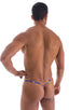 mens sexy g string swimsuit micro thong skinz swimwear in Illumine; Roman G String Swim Thong in Illumine, Rear View; Roman G String Swim Thong in Illumine, Fro