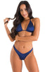 Classic Triangle Top in Navy Blue 1; Classic Triangle Top in Navy Blue 3; Classic Triangle Top in Navy Blue 4; Classic Triangle Top in Navy Blue, Front View; Cl