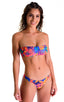 Tanning Bandeau Swimsuit Top in Tahitian Tan Through, Front View; Tanning Bandeau Swimsuit Top in Tahitian Tan Through, Rear Alternative; Tanning Bandeau Swimsu