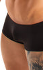 mens swimwear micro square cut swimsuit trunks by skinz swimwear in ThinSkinz Black; Micro Low Square Cut Swim Trunks in ThinSkinz Black 2; Micro Low Square Cut
