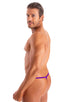 Mens G String Swim Thong in Royal Purple; Smooth Front Bikini in Royal Purple 2; Smooth Front Bikini in Royal Purple 3; Smooth Front Bikini in Royal Purple 4