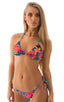 Classic Triangle Top in Tan Through Tahitian, Front View; Classic Triangle Top in Tan Through Tahitian, Rear View; Classic Triangle Top in Tan Through Tahitian,