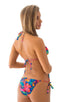Classic Triangle Top in Tan Through Tahitian, Front View; Classic Triangle Top in Tan Through Tahitian, Rear View; Classic Triangle Top in Tan Through Tahitian,