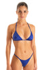Womens Scrunchie Brazilian Bikini Bottom in Imperial Blue 1; Womens Scrunchie Brazilian Bikini Bottom in Imperial Blue 2; Womens Scrunchie Brazilian Bikini Bott