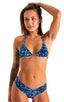 womens cheeky swim bottom boy shorts sexy booty hot pants swimwear in Blue Leopard; Cheeky Booty Shorts in Blue Leopard 2; Cheeky Booty Shorts in Blue Leopard 3