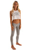 womens low cut designer leggings pilates yoga compression fashion tights in Heather Grey Cotton Lycra; Womens Super Low Rise Fitness Leggings in Heather Grey Co