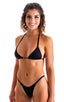 Micro Cheekini Bikini Bottom in Black 1; Micro Cheekini Bikini Bottom in Black 2; Micro Cheekini Bikini Bottom in Black 3; Micro Cheekini Bikini Bottom in Black