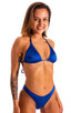 womens swimwear moderate coverage high cut swimsuit bikini in Imperial Blue; Moderate High Cut Bottom in Imperial Blue 2; Moderate High Cut Bottom in Imperial B