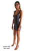 D11 - Womens Club Party Mini Dress - Mesh
