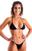 womens swimwear best seller skinny micro brazilian bikini skinz swimsuit in sheer black; Skinny Side Rio Bikini Bottom in Super Thin Skinz Black 2; Skinny Side