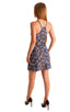 womens sleeveless flare dress sexy swimsuit beach tiki bar cover up in congo jungle print; Cover Up Mini Dress in Congo 2; Cover Up Mini Dress in Congo 3; Cover