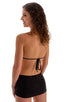 Micro Mini Skirt in Semi Sheer Super ThinSkinz Black, Rear View; Micro Mini Skirt in Semi Sheer Super ThinSkinz Black, Front View; Micro Mini Skirt in Semi Shee