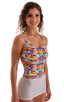 Micro Mini Skirt in Super ThinSKINZ White, Front View; Micro Mini Skirt in Super ThinSKINZ White, Rear View; Micro Mini Skirt in Super ThinSkinz White, Front Al