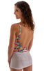 Micro Mini Skirt in Super ThinSKINZ White, Front View; Micro Mini Skirt in Super ThinSKINZ White, Rear View; Micro Mini Skirt in Super ThinSkinz White, Front Al